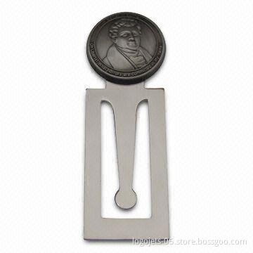 Bookmark, Made of Brass, Decorated with Hard/Soft Enamel